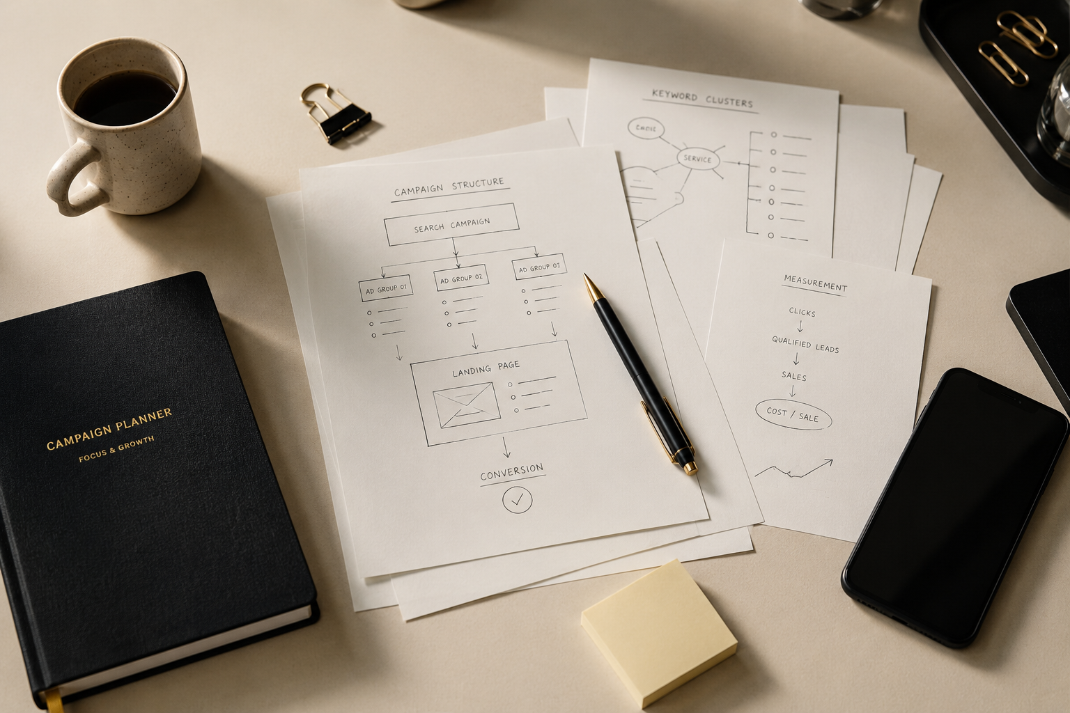 Planning a Google Ads campaign and advertising budget